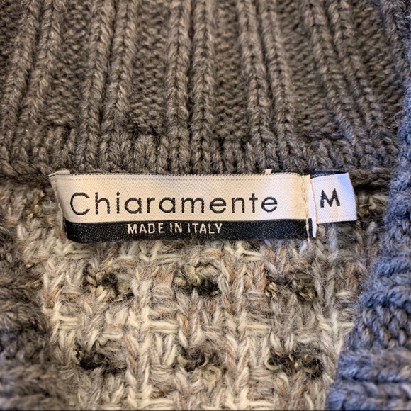 Chiaramente Italian Long Wool Blend Cardigan - Picture 4 of 5